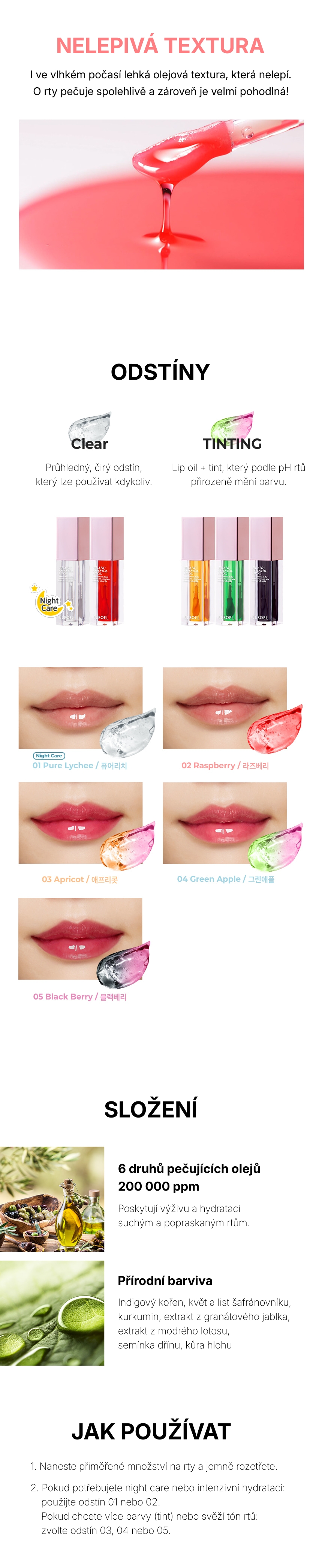 1.1. Detailed Page ELROEL Blanc Essential Lip Oil